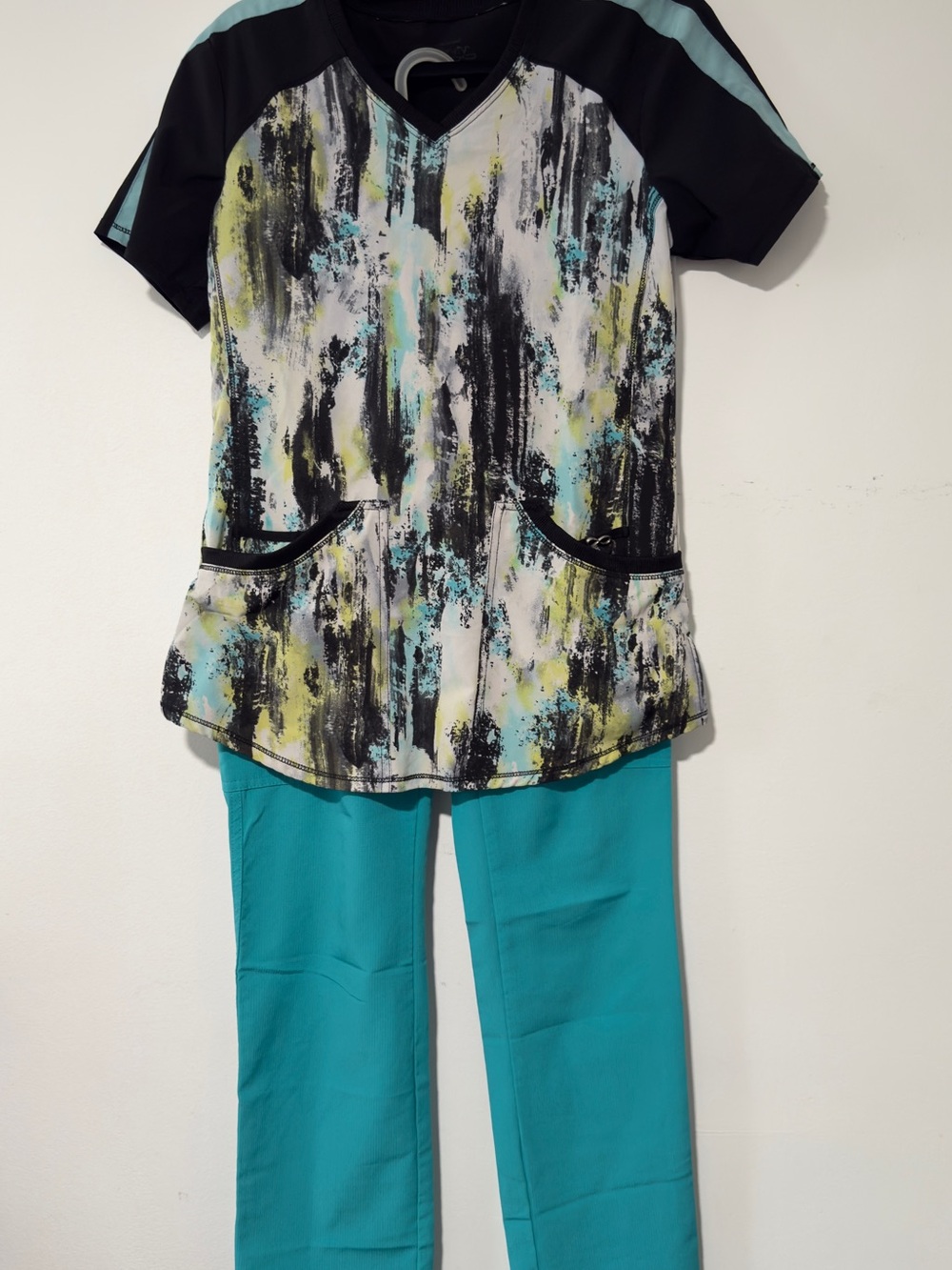 Scrub set : Teal Straight-Leg Scrub Pants — Women's Comfortable Workwear